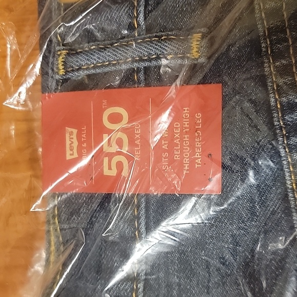NEW Levi's Big and Tall Mens 550 Tapered Leg Relaxed Fit Jean - Picture 5 of 5